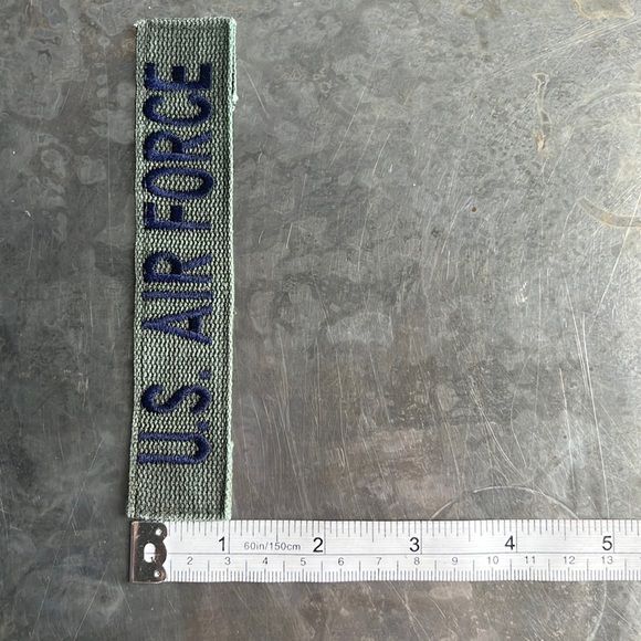 U.S. AIR FORCE embroidered tape patch - vintage - Picture 9 of 10